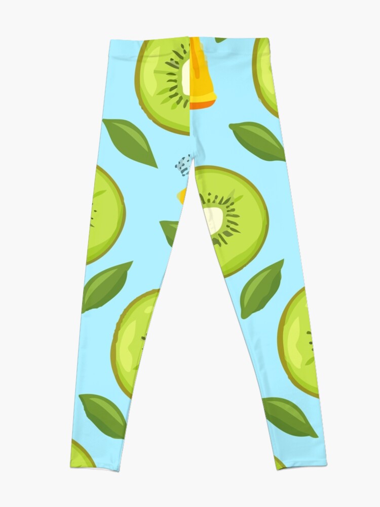 Disover Fruits Pattern With Kiwi Leggings