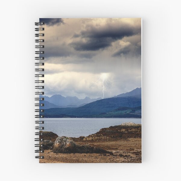 Item preview, Nubes de tormenta sobre los Cuillins negros y rojos. designed and sold by Phillip Thornton.