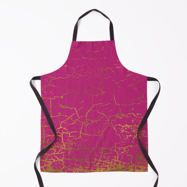 Item preview, Cracked Gold Texture of Pink / Fuchsia background designed and sold by k9printart.