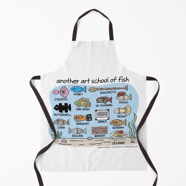 Item preview, another art school of fish designed and sold by WrongHands.