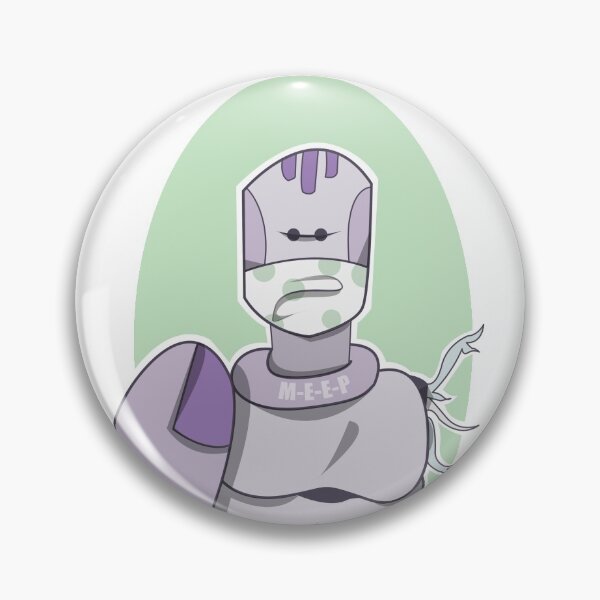 Item preview, Meep Mask Robot Cartoon Sticker designed and sold by SoLittleSteph.