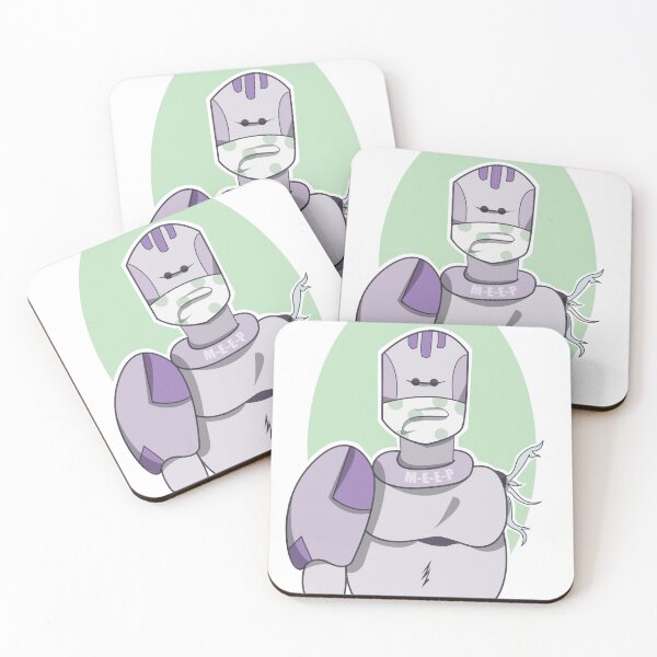 Item preview, Meep Mask Robot Cartoon Sticker designed and sold by SoLittleSteph.