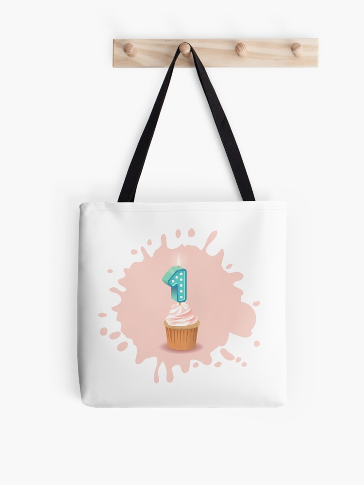 Tote Bag Joyeux Anniversaire 1 Mois Carte D Anniversaire Fille D Un An Par Urosek Redbubble