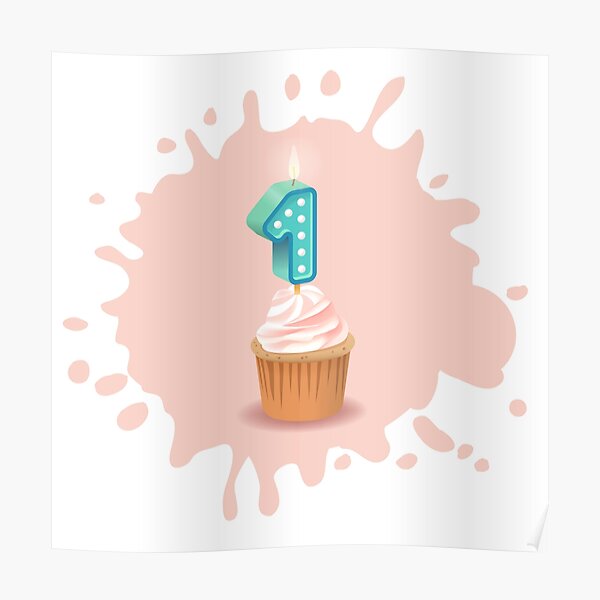 Poster Joyeux Anniversaire 5 Mois Carte D Anniversaire Fille De Cinq Ans Par Urosek Redbubble