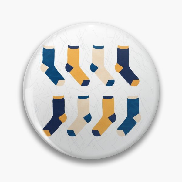 Item preview, Colorful Socks Pattern - Blue and Yellow designed and sold by illocharm.