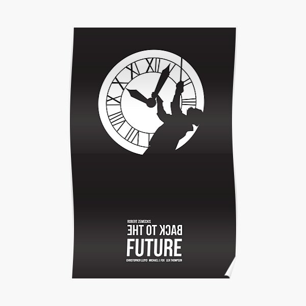 Retour vers le futur - Doc Brown et la tour de l'horloge Poster