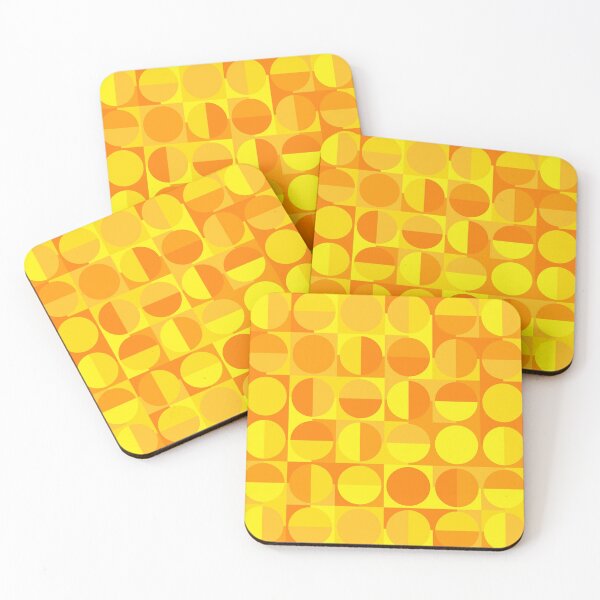 Item preview, Fruity Orange Style Retro Squares & Circles designed and sold by weirdAffect.