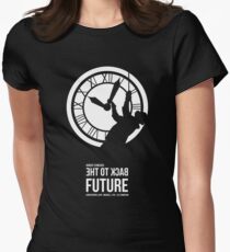 Back to the Future - Doc Brown & the Clock Tower Women's Fitted T-Shirt