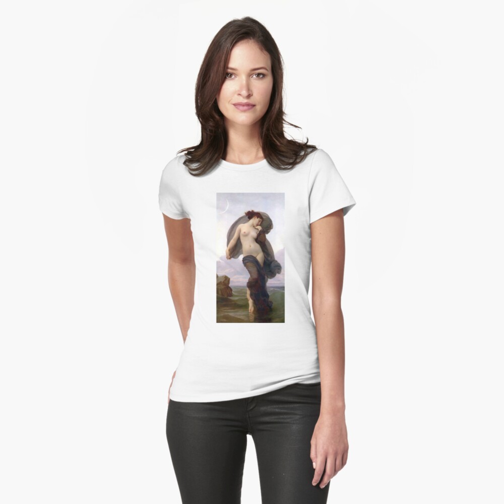 Evening Mood Painting, ra,womens_tshirt,x1900,fafafa:ca443f4786,front-c,140