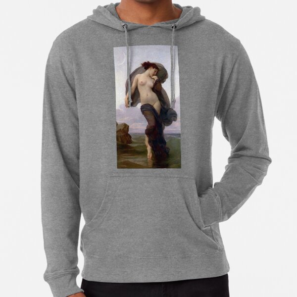 Evening Mood painting by William-Adolphe Bouguereau Lightweight Hoodie