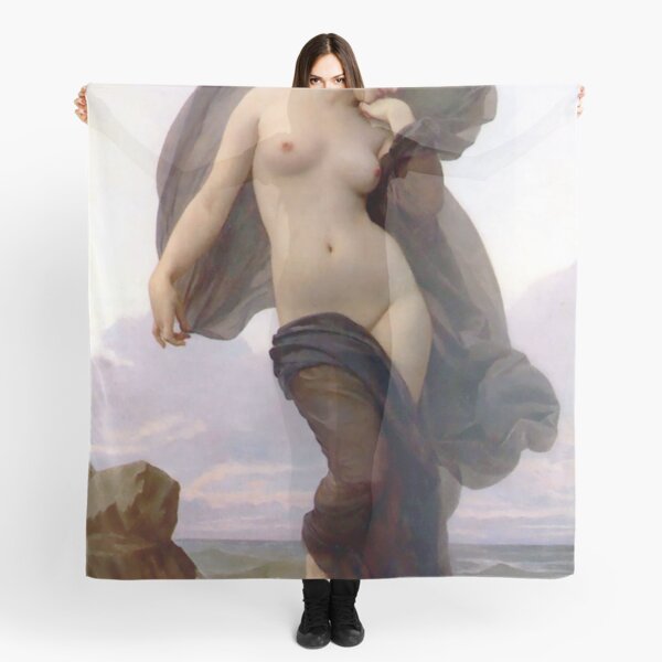 Evening Mood painting by William-Adolphe Bouguereau Scarf