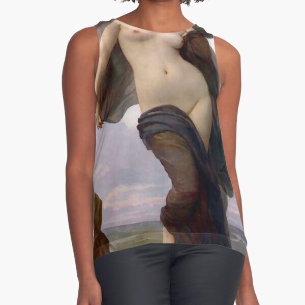 Evening Mood painting by William-Adolphe Bouguereau Sleeveless Top