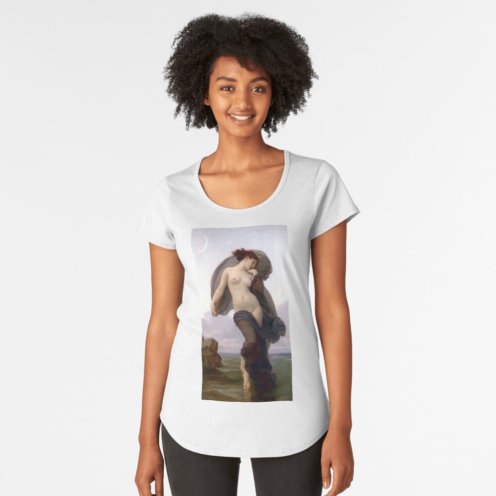 Evening Mood Painting, rco,womens_premium_t_shirt,womens,x1770,fafafa:ca443f4786,front-c,170,40