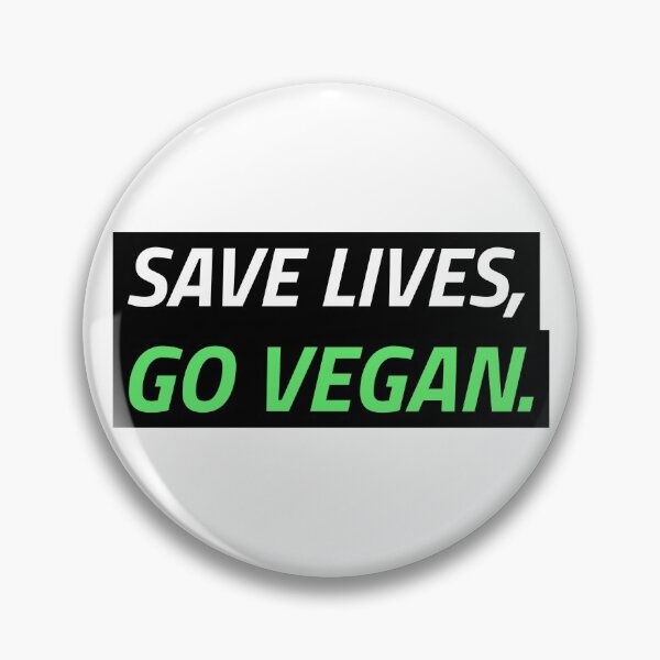 Item preview, Save Lives, Go Vegan designed and sold by azmndesigns.