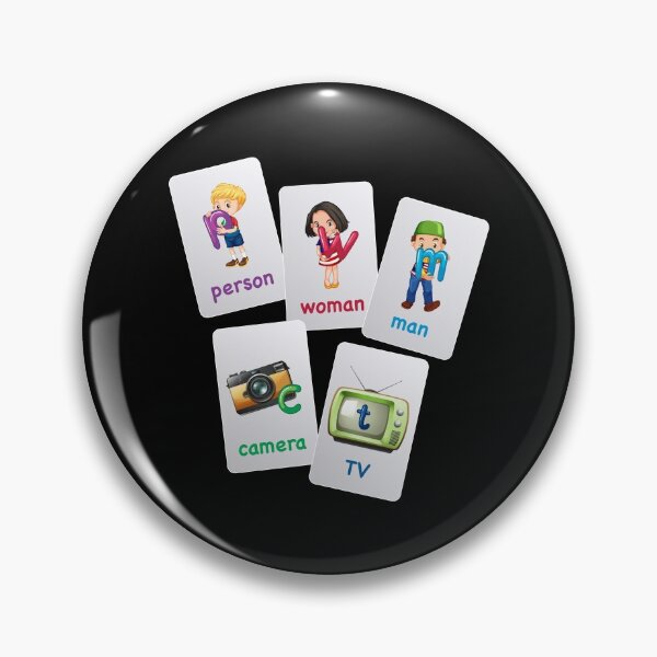 Item preview, Person Woman Man Camera TV flash cards designed and sold by w1ckerman.
