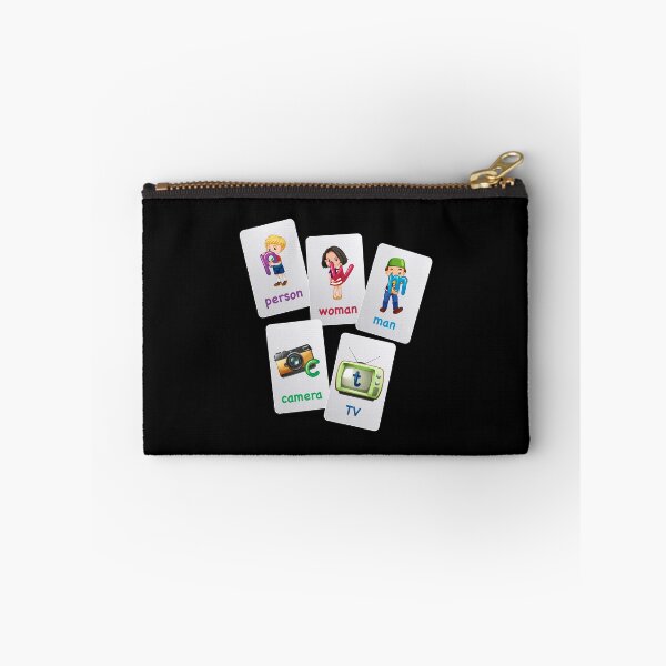 Item preview, Person Woman Man Camera TV flash cards designed and sold by w1ckerman.