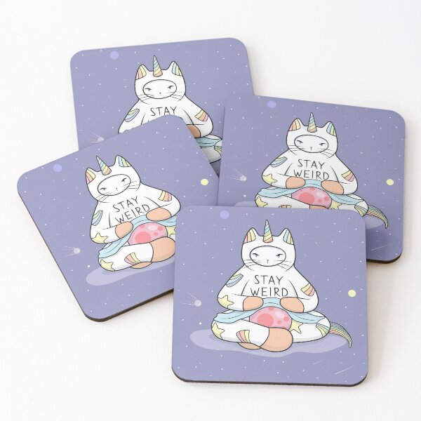 Item preview, Weird Unicorn Cat cares designed and sold by runcatrun.