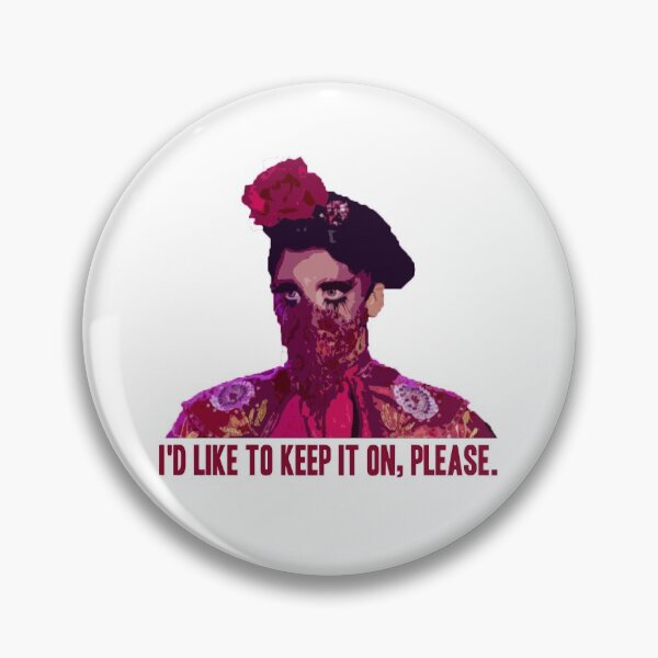 Item preview, Valentina Mask "I'd like to keep it on, please" designed and sold by becsdoesart.