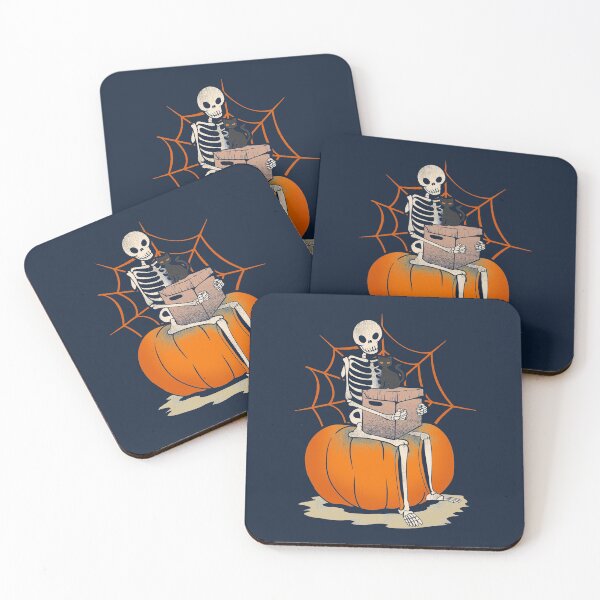 Item preview, Black Cat and Pumpkin designed and sold by Bricke.