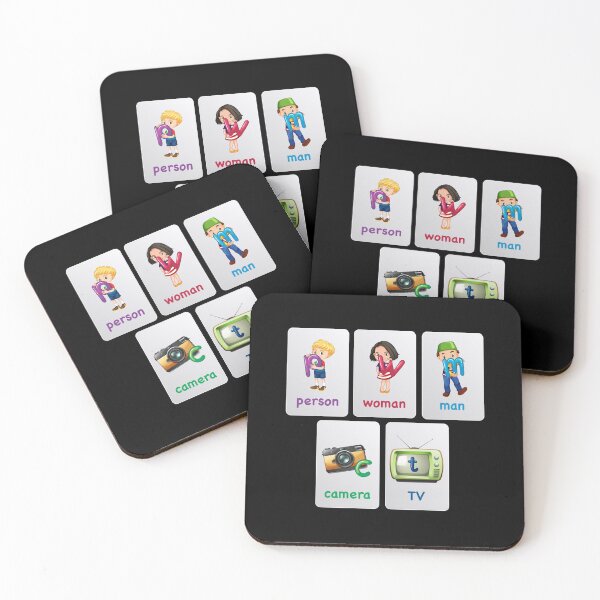 Item preview, Person Woman Man Camera TV flash cards designed and sold by w1ckerman.