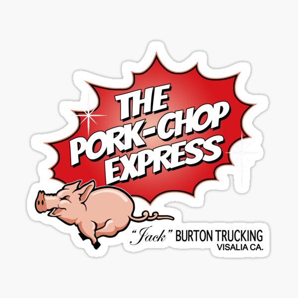 Aperçu de l'œuvre L'Express des Côtelettes de Porc créée et vendue par Candywrap Studio.