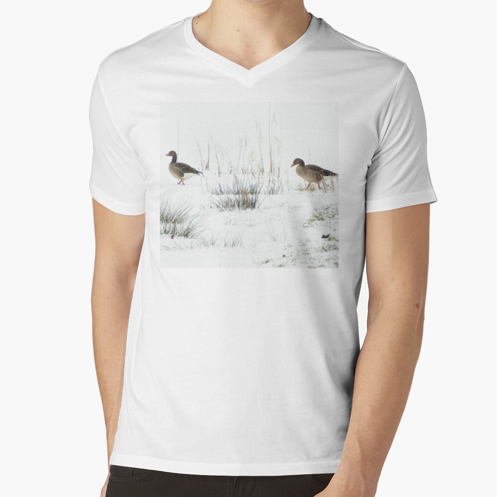 Into the white, wide world V-Neck T-Shirt