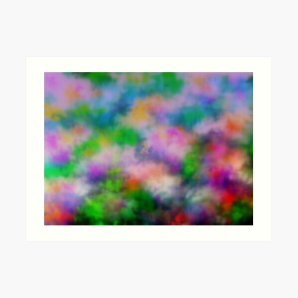 Heather Soft (Meadow Collection) watercolour by Penny Bonser Art Print