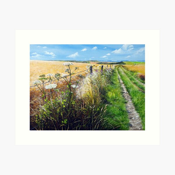 Golden to the Sea Art Print