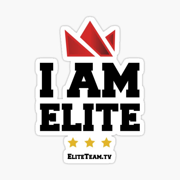 I Am Elite Sticker