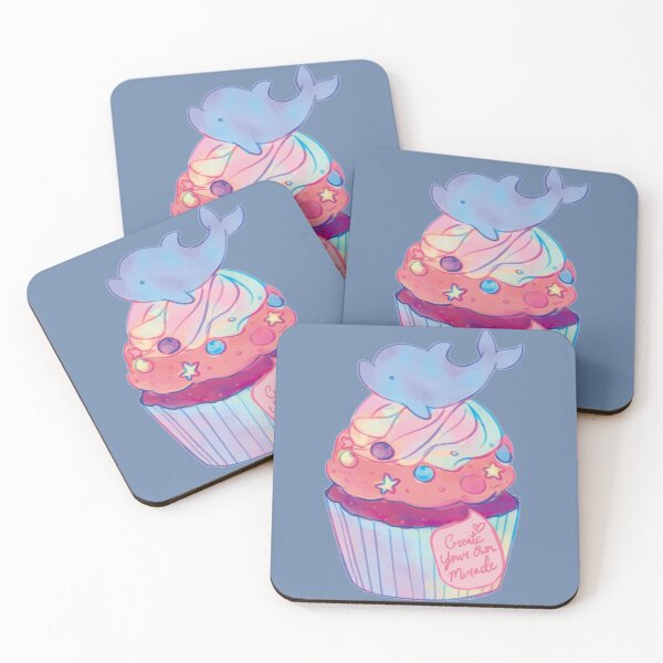 Item preview, Create Your Own Miracle Dolphin Cupcake designed and sold by SwaDesign.