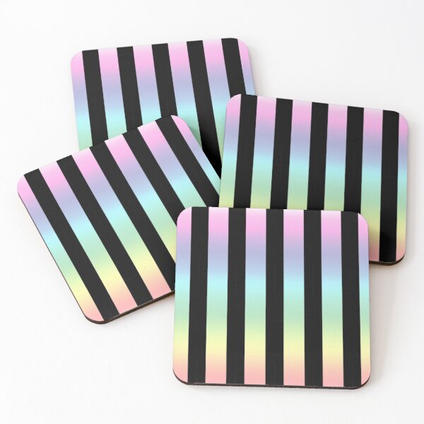 Item preview, Rainbow Black Stripes designed and sold by LaurenWDesigns.