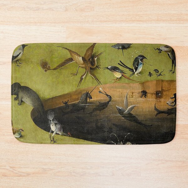 Item preview, HD. Left Pannel (detail number 43 of 100 , from the Garden of Earthly Delights), by Hieronymus Bosch designed and sold by ArmoniMundi.