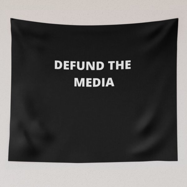 Item preview,  Defund the media designed and sold by Just Smile.