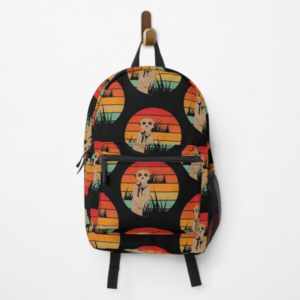Item preview, Meerkat Retro Sunset designed and sold by Michelle Brewster.