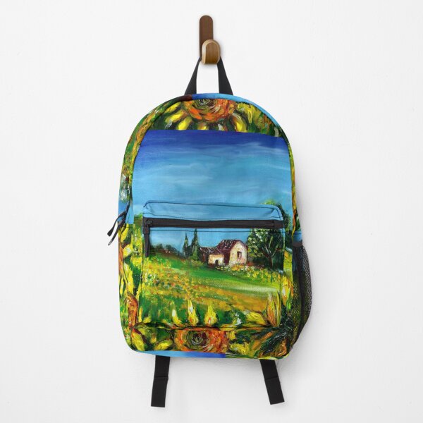 Item preview, SUNFLOWERS AND COUNTRYSIDE IN TUSCANY LANDSCAPE by Bulgan Lumini designed and sold by BulganLumini.