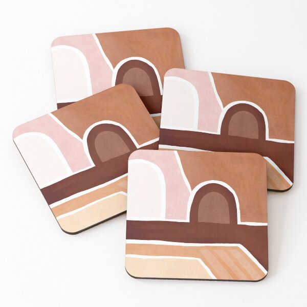 Item preview, Earth tone abstract architecture designed and sold by Miss-Belle.