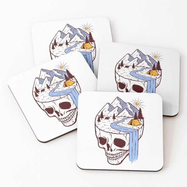 Item preview, Mysterious skull land designed and sold by teenlabel.