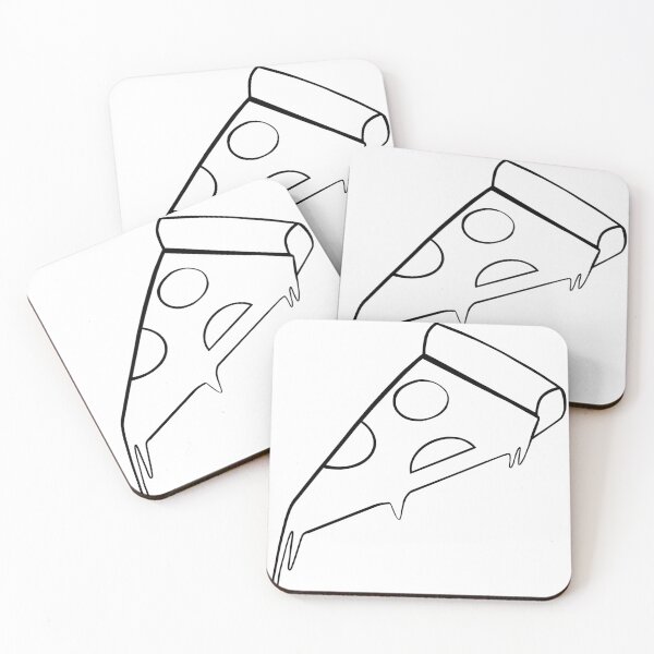 Item preview, pizza line art  designed and sold by mioom.