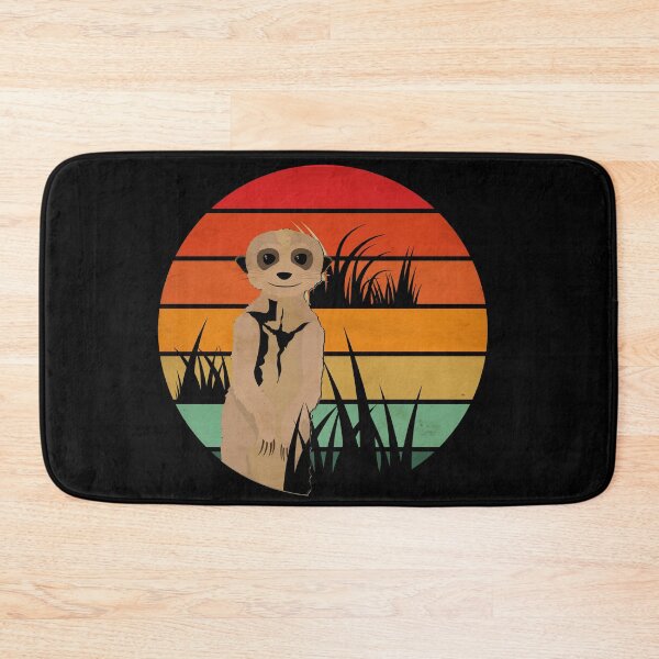 Item preview, Meerkat Retro Sunset  designed and sold by Michelle  Brewster.