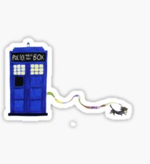 The Dachshunds Have the Phone Box Sticker