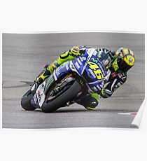 Valentino Rossi at Circuit Of The Americas 2014 Poster