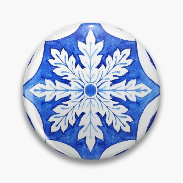 Item preview, Azulejo Portuguese Tile Watercolor Artwork 16 designed and sold by ilonitta.