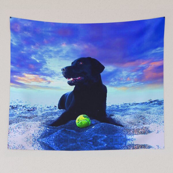 Item preview, Ziggy Black Labrador designed and sold by azimaplace.