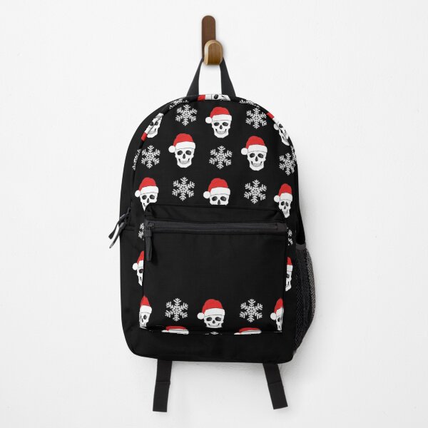 Item preview, Skulls and snowflakes Christmas pattern designed and sold by Laxenie.