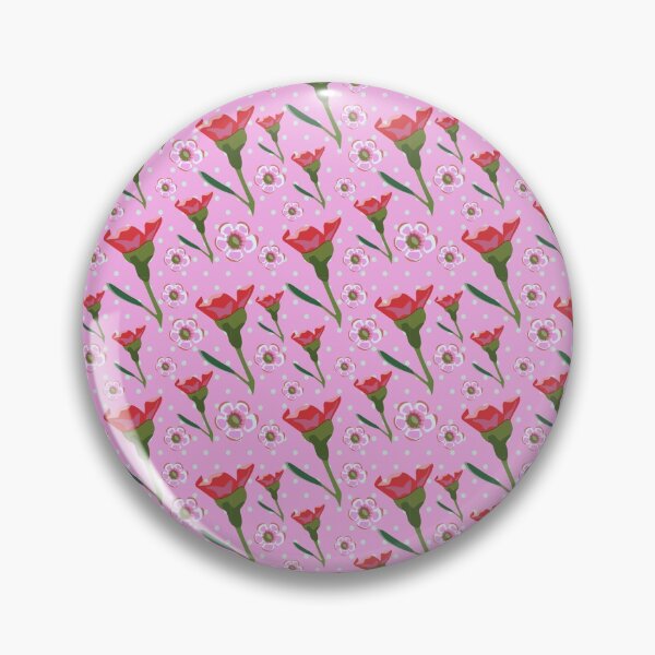 Artikelvorschau, Retro Blumenliebe - rosa Farbpalette entworfen und verkauft von Sketchbook Designs.