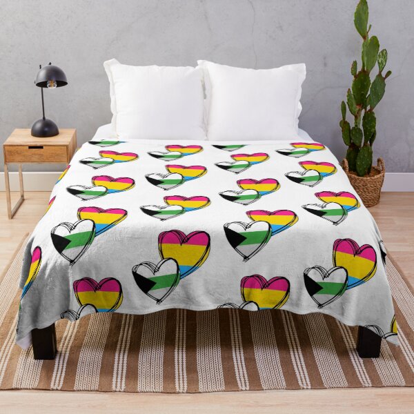 Item preview, Demiromantic and Pansexual Heart designed and sold by be-proud.