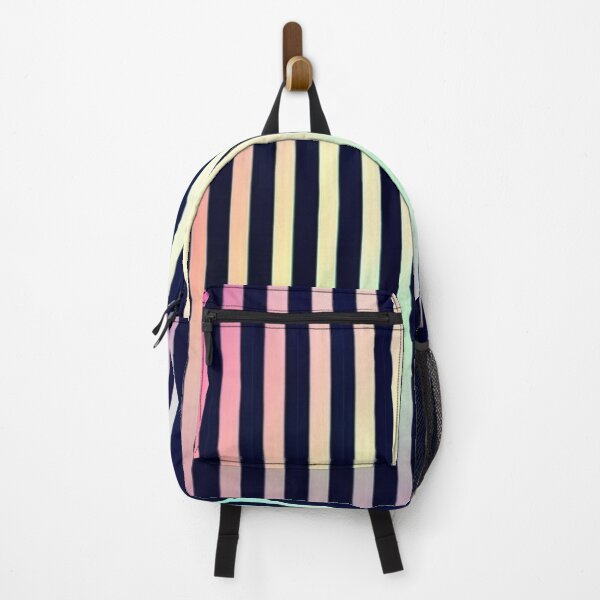 Item preview, Rainbow Light Play Black Stripes Pink Teal designed and sold by LaurenWDesigns.