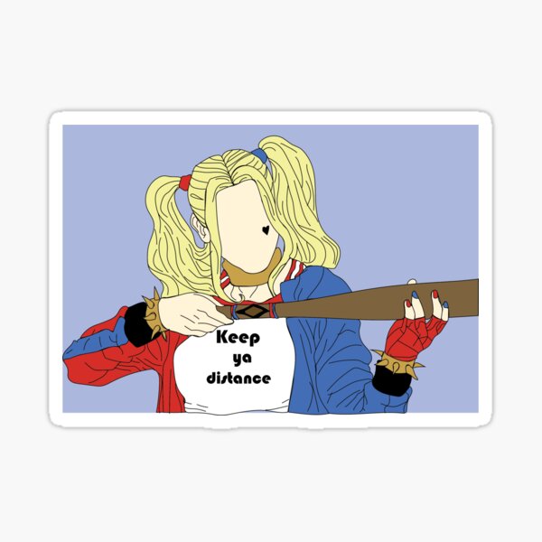 Gardez vos distances Sticker