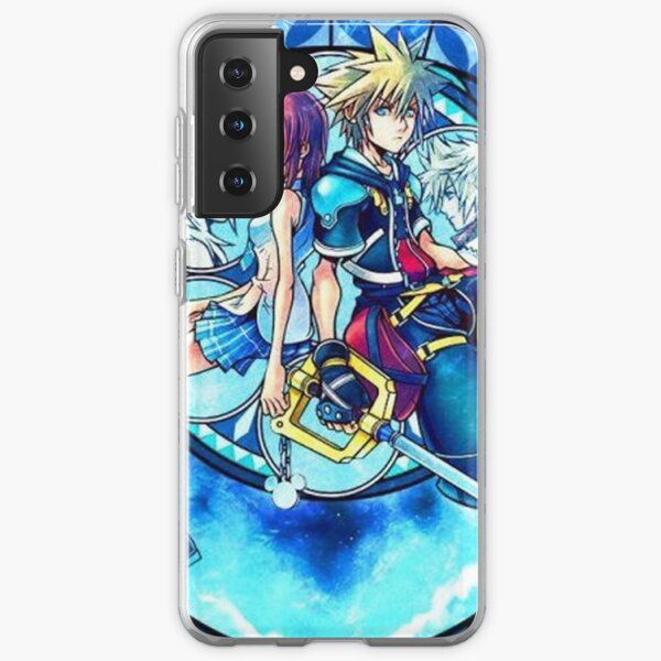 Kingdom Hearts 2 Box Art Styled Heart Samsung Galaxy Soft Case