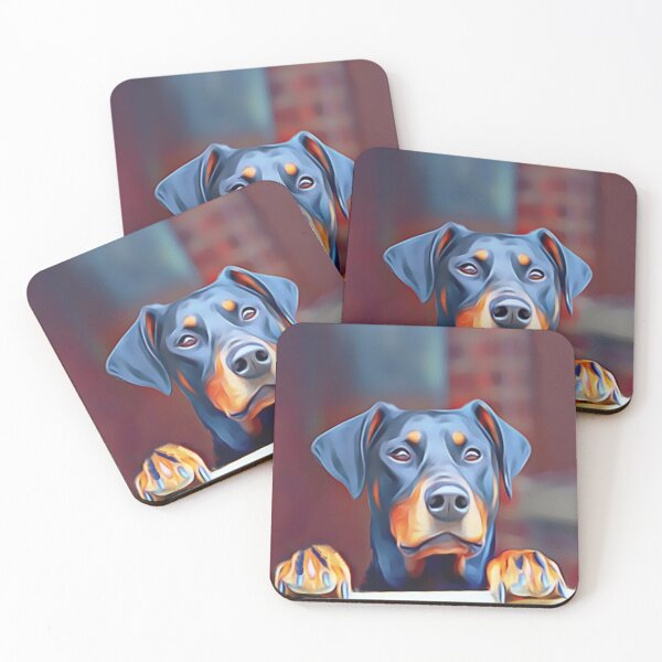 Item preview, Doberman Pinscher Looking out the Window designed and sold by Sunleil.